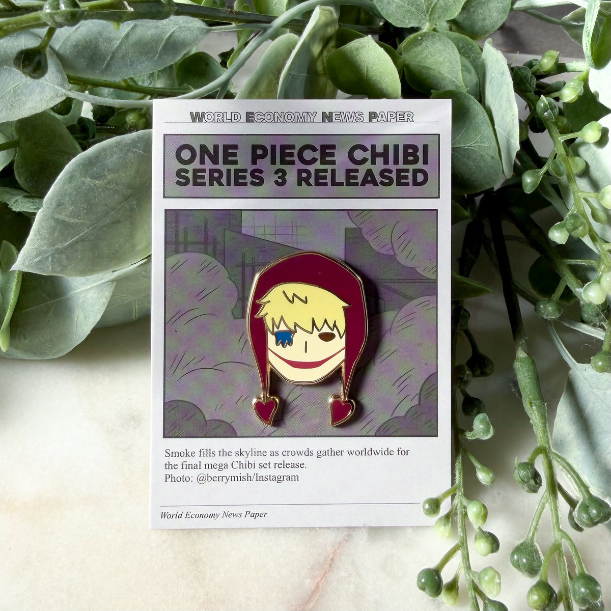 Corazon Chibi Pin