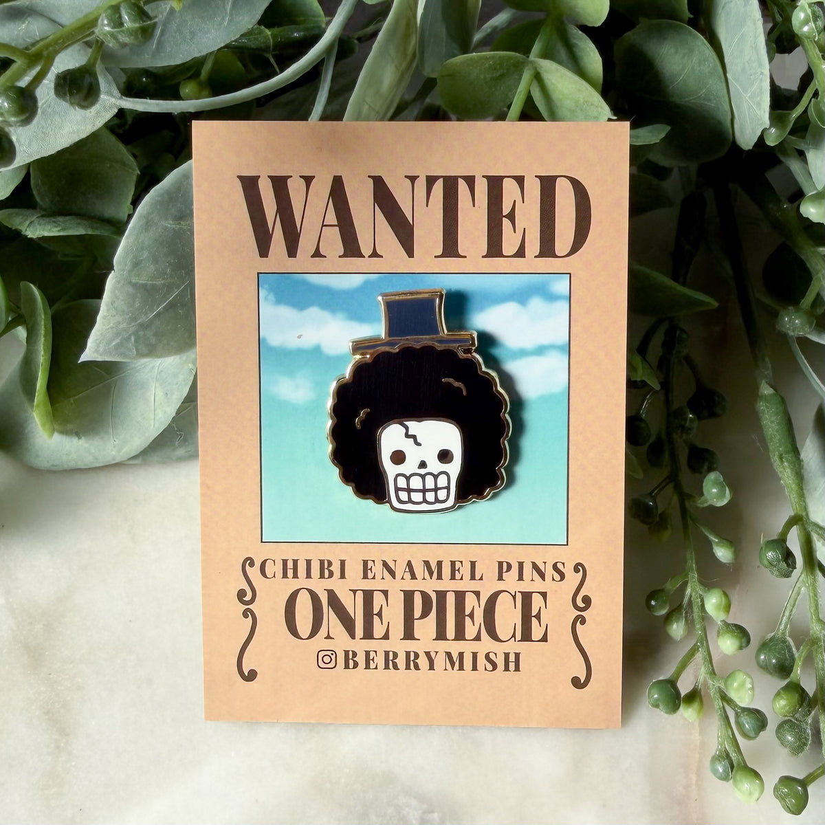 Brook Chibi Pin