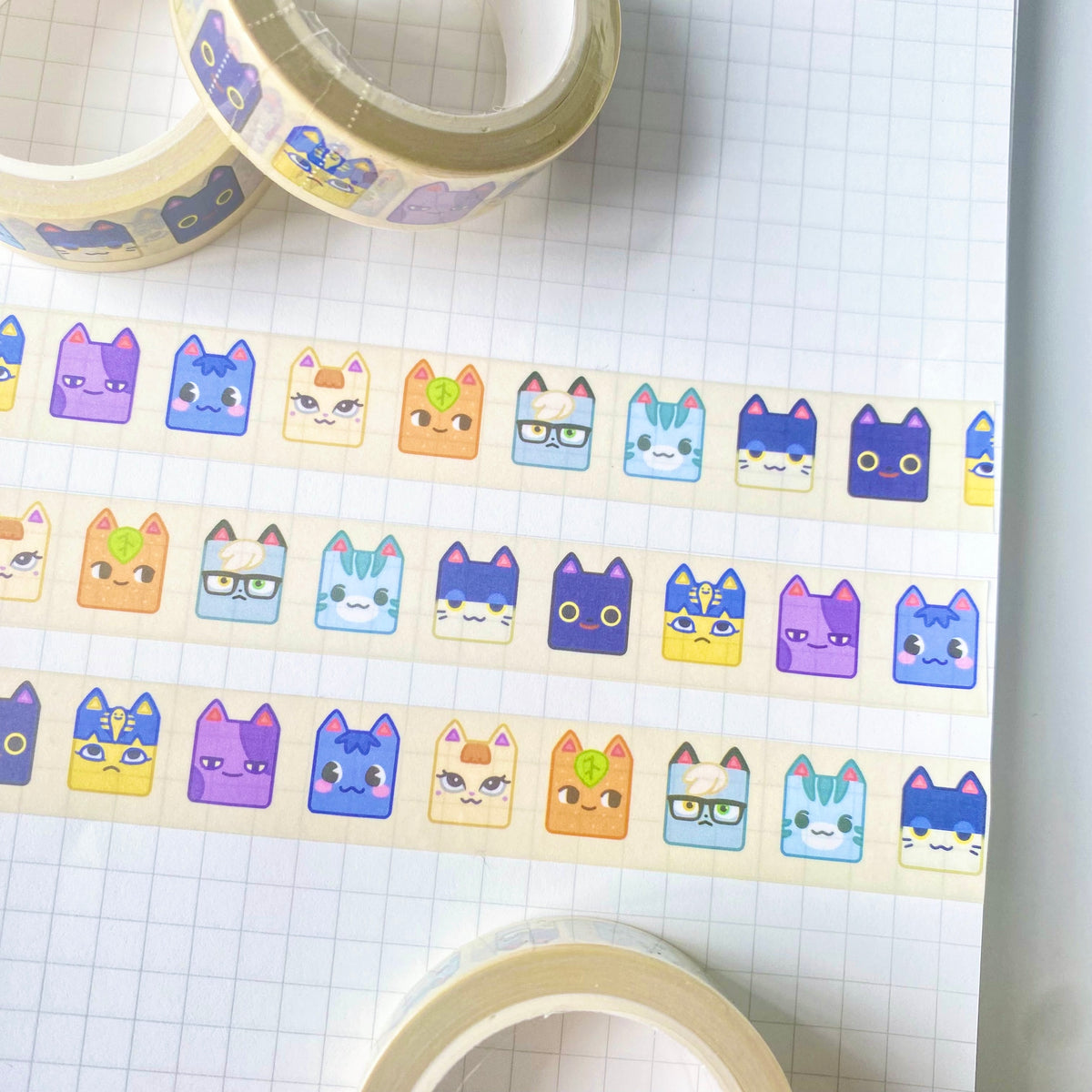 Cubies Cats Washi Tape