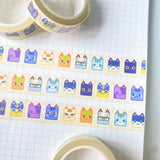 Cubies Cats Washi Tape