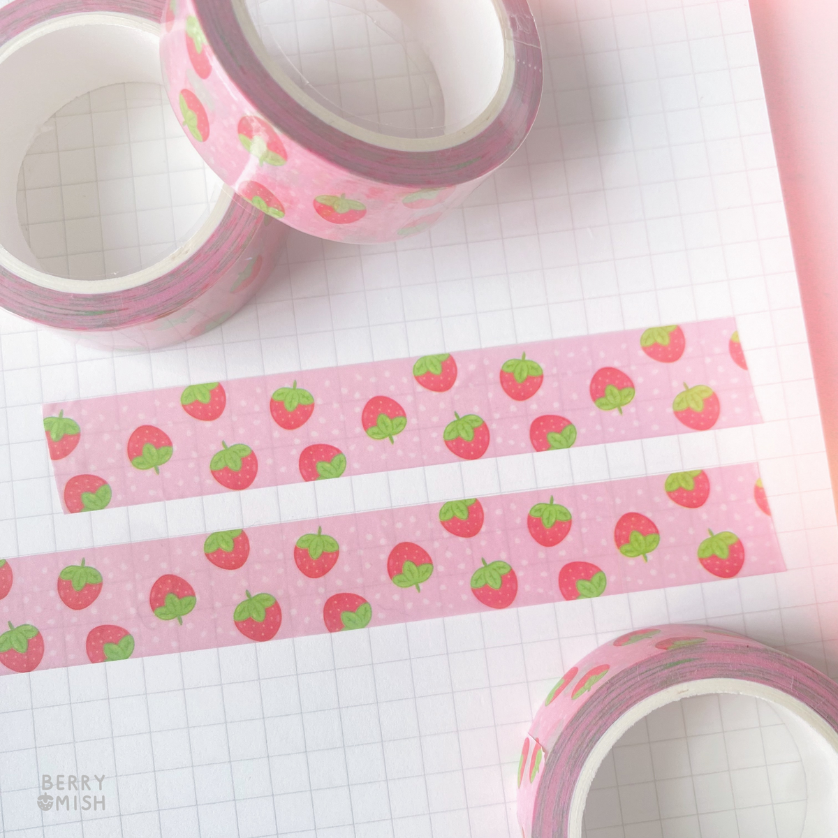 Strawberry Farm Washi Tape