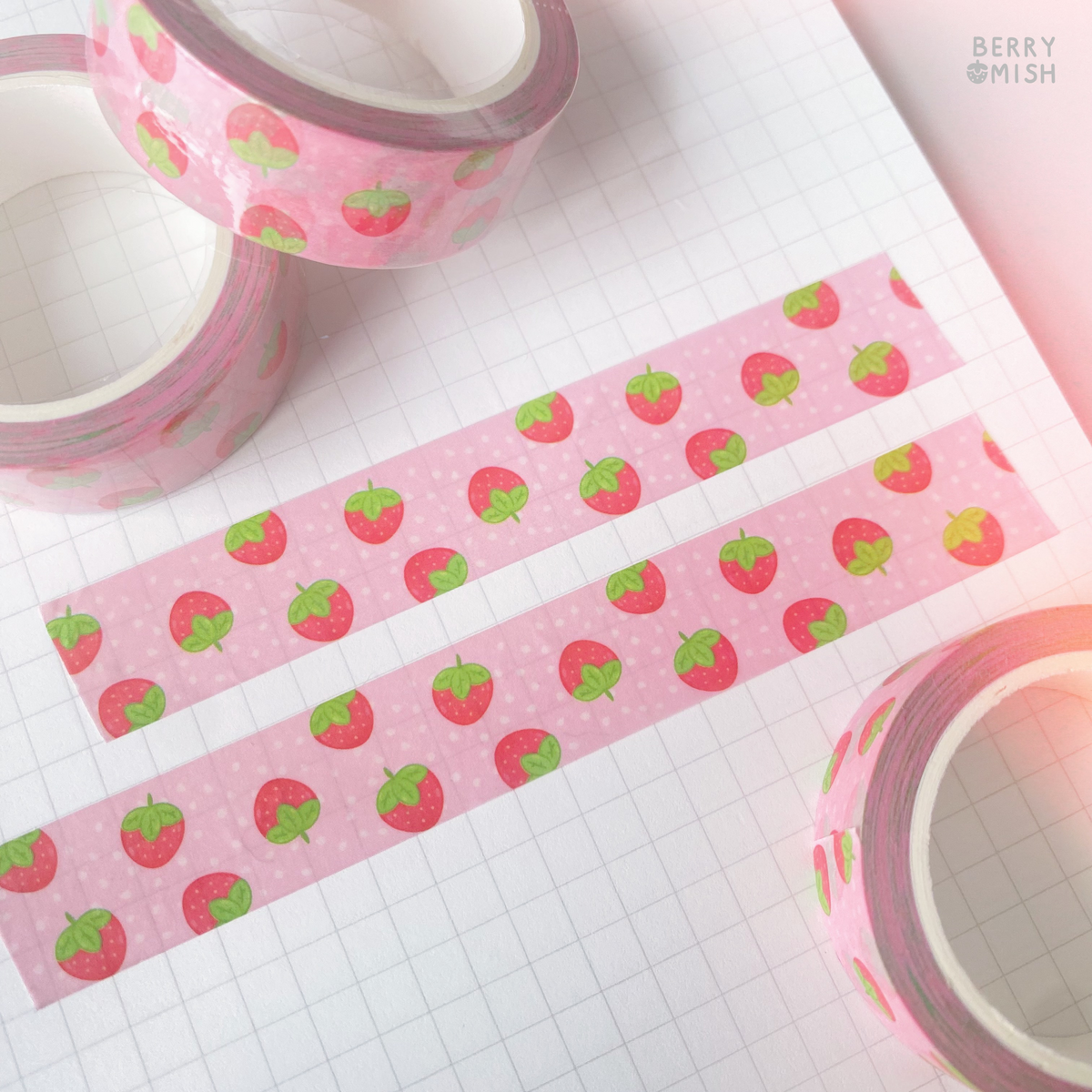 Strawberry Farm Washi Tape